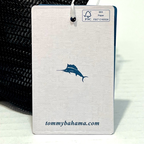 Tommy Bahama “Tip Your Cap”‎ Lobster Patch Men’s Trucker Hat Khaki Black NWT - Picture 8 of 14